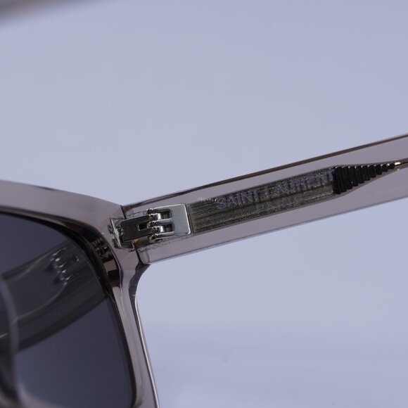 Saint Laurent SL461 BETTY 014 Sunglasses Brown Rectangle Frame, Black Lenses - Picture 9 of 13